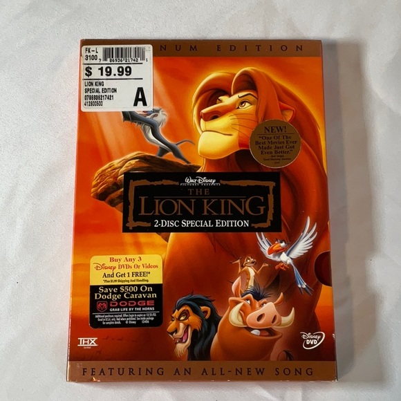 Walt Disney The Lion King 2 Disc Platinum Edition DVD Set - Picture 9 of 10